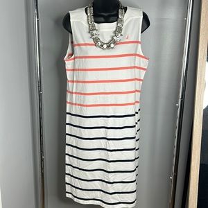Nautica Striped Sleeveless Dress